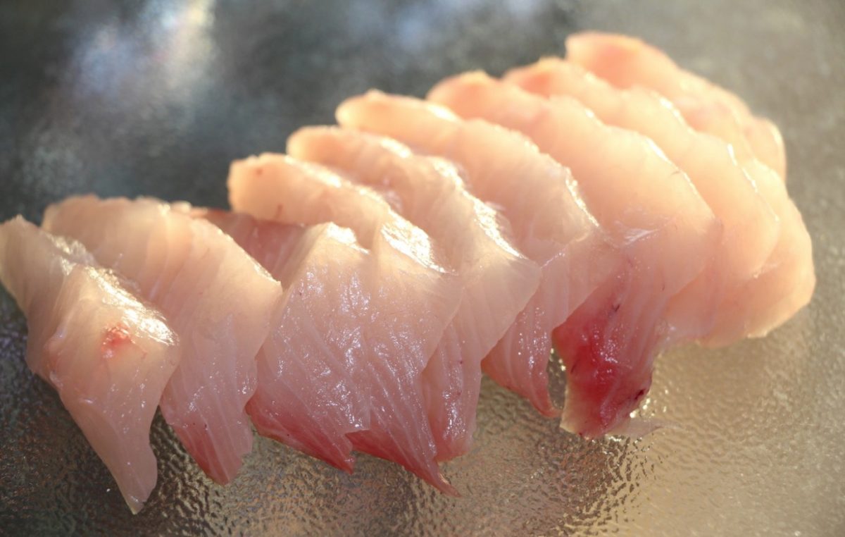 Dolphin sashimi
